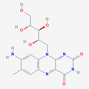 molecular formula C16H19N5O6 B1213258 8-氨基-8-脱甲基核黄素 CAS No. 5178-05-2