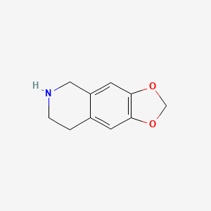 B1213267 5,6,7,8-Tetrahydro-[1,3]dioxolo[4,5-g]isoquinoline CAS No. 94143-83-6