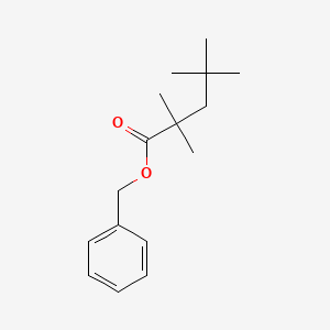 B1213280 Benzyl-2,2,4,4-tetramethylpentanoate CAS No. 81325-80-6