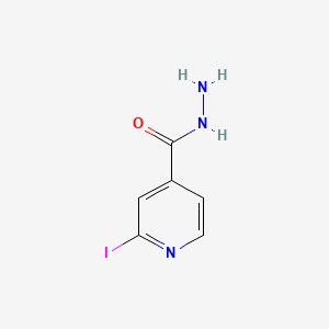 B1213282 2-Iodoisonicotinic acid hydrazide CAS No. 29247-87-8