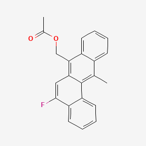 B1213294 (5-Fluoro-12-methylbenzo[a]anthracen-7-yl)methyl acetate CAS No. 67639-46-7
