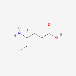 molecular formula C5H10FNO2 B1213297 4-氨基-5-氟戊酸 CAS No. 70960-97-3