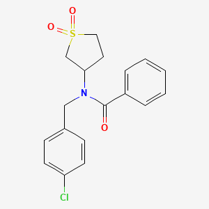 N-(4-chlorobenzyl)-N-(1,1-dioxidotetrahydrothiophen-3-yl)benzamide