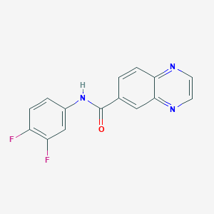 N-(3,4-difluorophenyl)quinoxaline-6-carboxamide