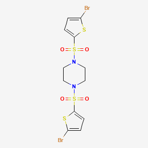 1,4-Bis[(5-bromothiophen-2-yl)sulfonyl]piperazine