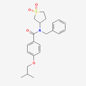 N-benzyl-N-(1,1-dioxidotetrahydrothiophen-3-yl)-4-(2-methylpropoxy)benzamide