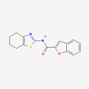 N-(4,5,6,7-tetrahydro-1,3-benzothiazol-2-yl)-1-benzofuran-2-carboxamide