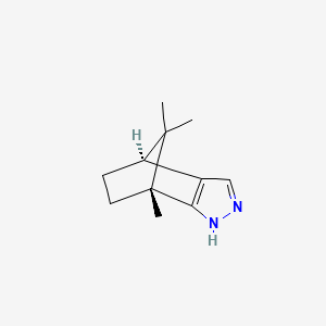 molecular formula C11H16N2 B1213371 (4S,7R)-4,7-Methano-1H-indazole CAS No. 65529-87-5