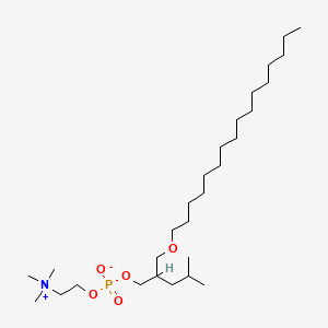 molecular formula C28H60NO5P B1213377 2-Isobutyl-platelet activating factor CAS No. 83922-30-9