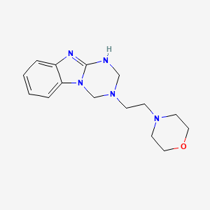 3-[2-(Morpholin-4-yl)ethyl]-1,2,3,4-tetrahydro[1,3,5]triazino[1,2-a]benzimidazole