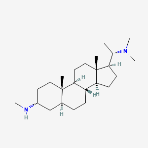 molecular formula C24H44N2 B1213379 Pachysamine A CAS No. 6801-29-2