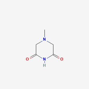 molecular formula C5H8N2O2 B1213392 4-甲基哌嗪-2,6-二酮 CAS No. 60725-35-1