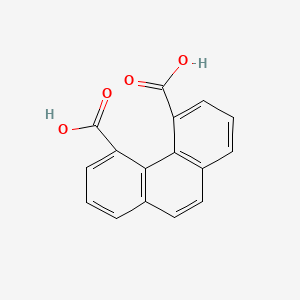 molecular formula C16H10O4 B1213404 4,5-Phenanthrenedicarboxylic acid CAS No. 5462-82-8