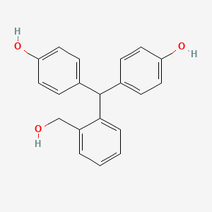 molecular formula C20H18O3 B1213416 Phenolphthalol CAS No. 81-92-5