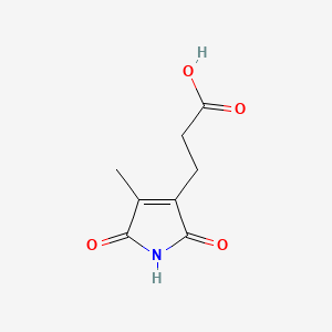 B1213417 Hematinic acid CAS No. 487-65-0