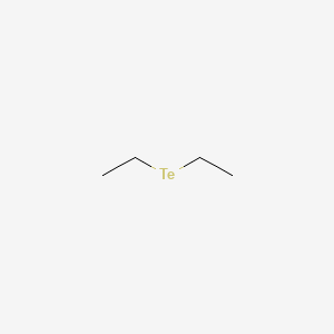 molecular formula C4H10Te B1213419 二乙基碲化物 CAS No. 627-54-3