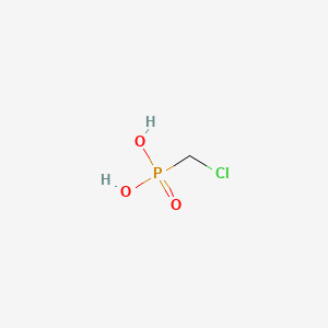 molecular formula CH4ClO3P B1213431 Chloromethylphosphonic acid CAS No. 2565-58-4