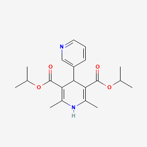 molecular formula C20H26N2O4 B12134333 Dipropan-2-yl 2',6'-dimethyl-1',4'-dihydro-3,4'-bipyridine-3',5'-dicarboxylate 