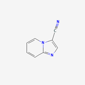 molecular formula C8H5N3 B1213434 Imidazo[1,2-a]pyridine-3-carbonitrile CAS No. 6200-59-5