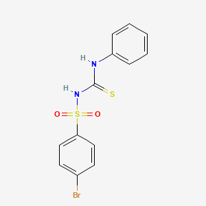 1-(4-Bromophenyl)sulfonyl-3-phenylthiourea