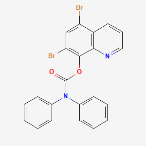 (5,7-dibromo(8-quinolyloxy))-N,N-dibenzamide