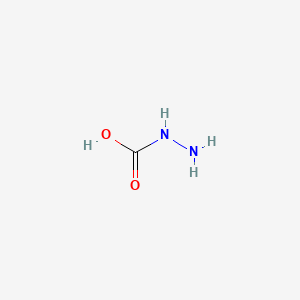 molecular formula CH4N2O2 B1213468 Carbazic acid CAS No. 471-31-8