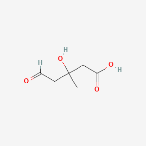 molecular formula C6H10O4 B1213476 Mevaldic acid CAS No. 541-07-1