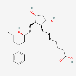 7-[(1R,2R,3R,5S)-3,5-dihydroxy-2-[(3S)-3-hydroxy-5-phenyloct-1-enyl]cyclopentyl]hept-5-enoic acid