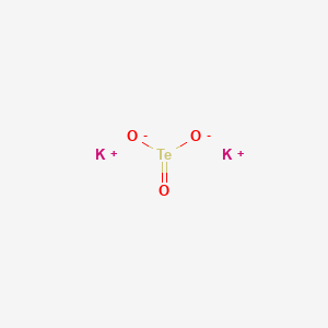 molecular formula K2O3Te B1213497 Potassium tellurite CAS No. 7790-58-1
