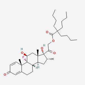 molecular formula C36H55FO6 B1213504 Dexamethasone 21-tributylacetate CAS No. 78901-95-8