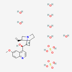 Sulfuric acid--6'-methoxycinchonan-9-ol--water (2/1/7)