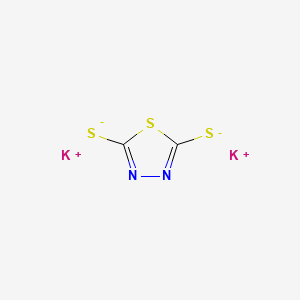 molecular formula C2K2N2S3 B1213516 Dipotassium 1,3,4-thiadiazole-2,5-dithiolate CAS No. 4628-94-8