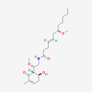 molecular formula C23H39NO5 B1213527 Malyngamide U 
