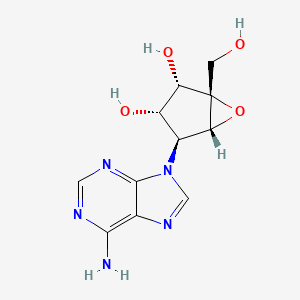 molecular formula C11H13N5O4 B1213547 Neplanocin C CAS No. 72877-48-6