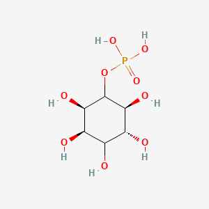 molecular formula C6H13O9P B1213550 1D-myo-inositol 6-phosphate CAS No. 21667-10-7