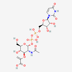 molecular formula C20H29N3O19P2 B1213570 Udp-N-acetylglucosamine-enolpyruvate CAS No. 70222-94-5