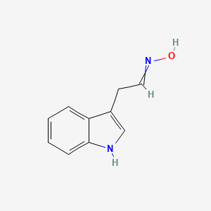 molecular formula C10H10N2O B1213586 Indol-3-ylacetaldoxime 