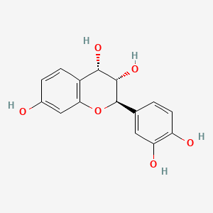 molecular formula C15H14O6 B1213592 Fisetinidol-4beta-ol CAS No. 967-30-6