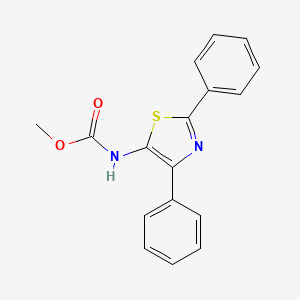 Methyl (2,4-diphenyl-1,3-thiazol-5-yl)carbamate