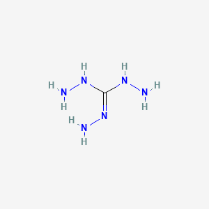 molecular formula CH8N6 B12136214 1,2,3-Triaminoguanidine CAS No. 2203-24-9