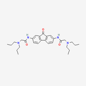 2,7-Bis((dipropylamino)acetamido)fluoren-9-one
