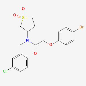 2-(4-bromophenoxy)-N-(3-chlorobenzyl)-N-(1,1-dioxidotetrahydrothiophen-3-yl)acetamide