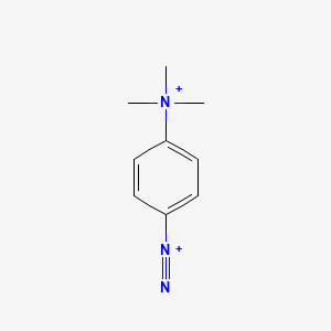 4-(Trimethylammonium)benzenediazonium