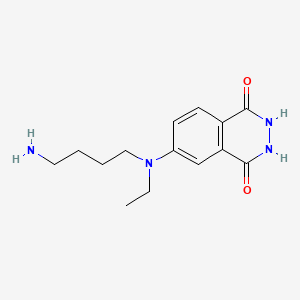 molecular formula C14H20N4O2 B1213645 N-(4-Aminobutyl)-N-ethylisoluminol CAS No. 66612-29-1