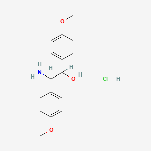 molecular formula C16H20ClNO3 B1213650 Evadol hydrochloride CAS No. 5934-19-0