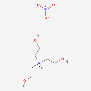 molecular formula C6H16N2O6 B1213654 Triethanolamine nitrate CAS No. 27096-29-3