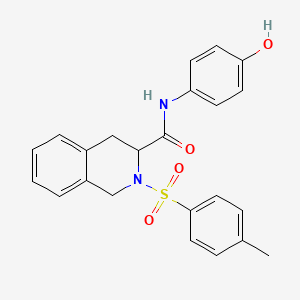 N-(4-hydroxyphenyl)-2-(4-methylbenzenesulfonyl)-1,2,3,4-tetrahydroisoquinoline-3-carboxamide