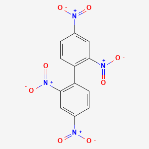 molecular formula C12H6N4O8 B1213671 2,4,2',4'-四硝基联苯 CAS No. 1820-59-3
