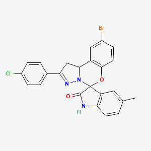 molecular formula C24H17BrClN3O2 B12136806 C24H17BrClN3O2 