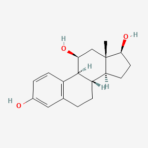 molecular formula C18H24O3 B1213682 11beta-Hydroxyestradiol CAS No. 5444-22-4